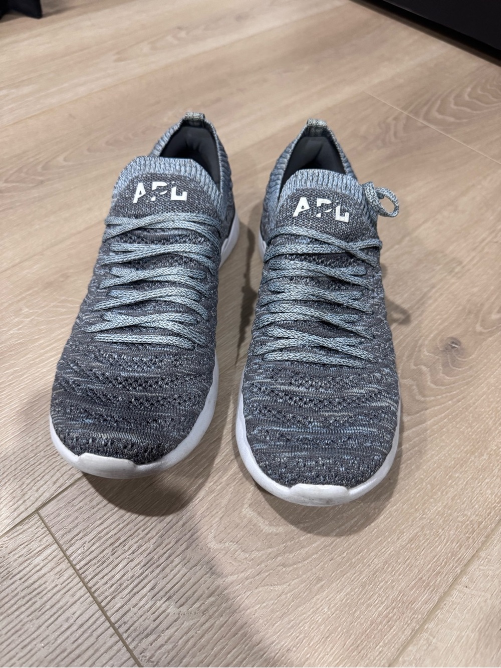 APL Knit Slip-On Athletic Sneakers - Grey
